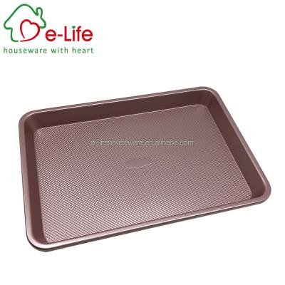 China ELIFE SUSTAINABLE 0.8MM TURKEY HEAVY DUTY ROTISSERIE TRAY, 13.5x10 INCH for sale