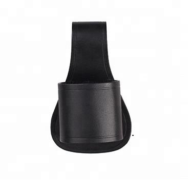 China Comfortable Tactical Torch Pocket Police Flashlight Synthetic Leather Holder for sale