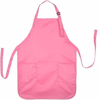 China Comfortable Brand Baking Restaurant Custom Cotton Adjustable Customize Apron Pink With Various Styles for sale