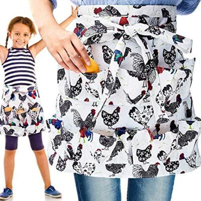 China Comfortable Egg Apron With Pockets For Adult And Kids Eggs Gathering Gathering Participation Apron for sale