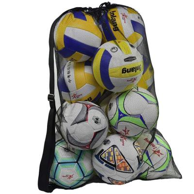 China OEM Amazon Hot Sale Viable Popular Hot Sale Ball Mesh Volleyball Storage Bag Large Capacity Basketball Football Soccer Backpack Backpack for sale