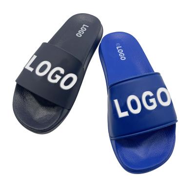 China Damping Fashion Trend Evil Eye Slippers Hard Key Chain Slides Slippers Custom Logo for sale