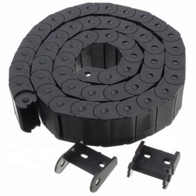 China flexible & easy to install fast delivery bridge type PA66 outdoor open plastic carrier chain for car washes cranes for sale