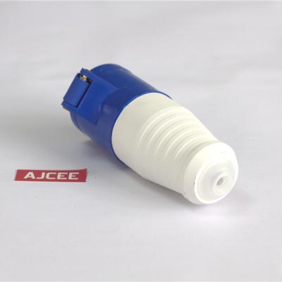 China AJCEE hot sale 230V 3Pin ip44 16a industrial connector 16amp single phase 2P+E female industrial moving socket for sale