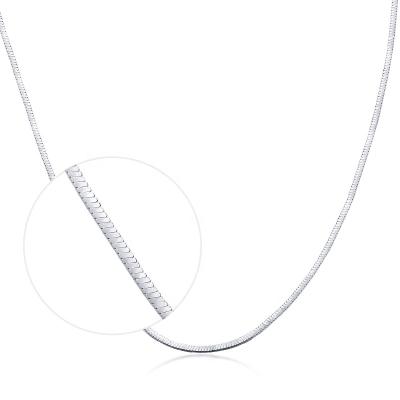 China L07 Wholesale Factory 925 Sterling Silver Italian Jewelry Flexible Snake Chain Fashion Necklace CLASSIC for sale