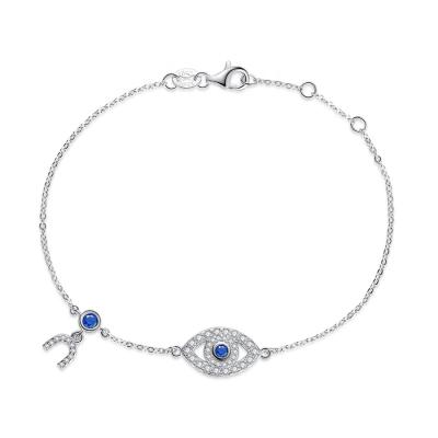 China Lucky Evil Eyes Bracelets For Women Luxury 925 Sterling Silver Bracelet Gift For Women Girl Kids CLASSIC Jewelry for sale