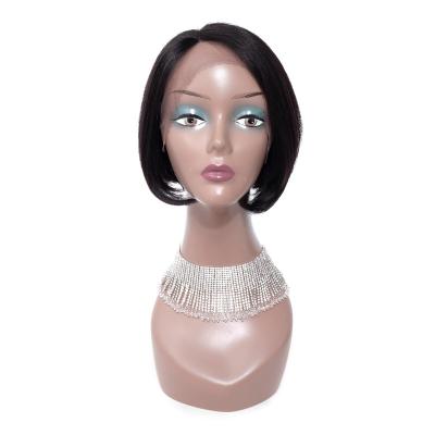 China Short Straight Bob Wigs For African American Bob Wigs Cheap Human Hair Silky Straight Wave for sale