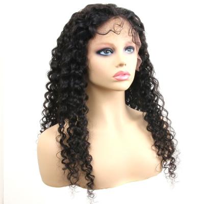 China Wholesale Curly Glueless Kinky Curly Virgin Brazilian Hair 13*4 Lace Front Wigs With Baby Hair for sale