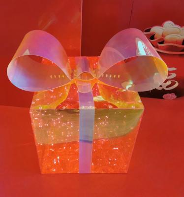 China Movie Colorful 3D Fantasy Gift Box With LED Lights For Christmas Wedding Decoration for sale