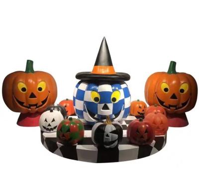 China Halloween World Decorations Pumpkin Monster Carvings Large Malls Garden Landscape Square Decorations for sale