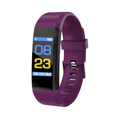 China Wholesale K115 Smart MP3 Playback Wristband 115 Plus Heart Rate Smart Watch Blood Pressure Monitor Cheap Factory Price Armband For IOS Android for sale