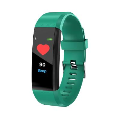 China Hot Selling MP3 Playback KST-K115 Amazon Smart Watch 115 Plus Wristband Heart Rate Blood Pressure Monitor Sport Wristband Fitness Smartwatch for sale