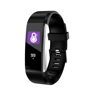 China MP3 playback RTS K115A smart bracelet 115plus 115pro upgraded version smart sensor for heart rate blood pressure sleep monitor sports mileage for sale