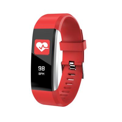 China MP3 Playback Factory K115A Smart Bracelet 115plus Smart Bracelet Version 115plus Stylish Alloy Frame Full Functions Wristband Sports Monitor Fitness Tracker for sale