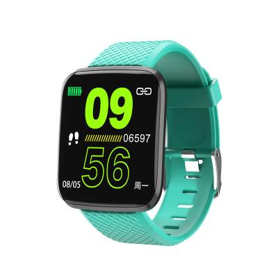 China MP3 Playback Factory A116plus Smart Watch 116+ Color Screen Heart Rate Blood Pressure Sport Smart Bracelet ip67 Single Android for sale