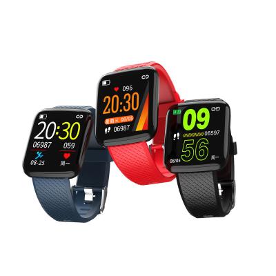 China Wholesale A116plus Watch 116+ Waterproof Armband Health Fitness Tracker Smart Wristband Sports Monitor Blood Pressure Heart Rate Touch Screen for sale