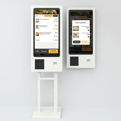 China Fast Food Restaurant Self Service Kiosk Machine Restaurant Wireless Payment Terminal Kiosk for sale