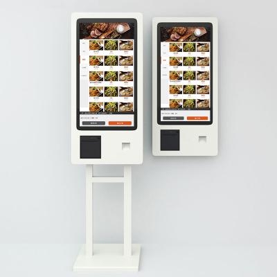 China Fast Food Restaurant Self Ordering Kiosk For Resaurants Windows Kiosk With Printer Payment Kiosk for sale