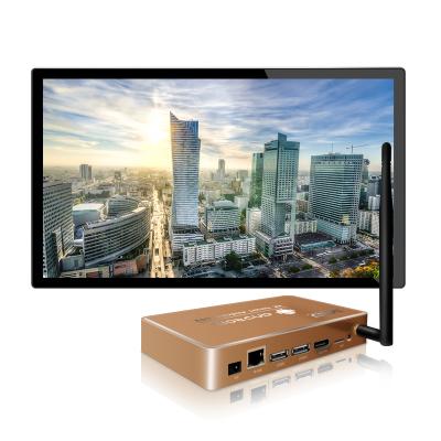 China Indoor HD Digital Signage Media Player Box with User Friendly Cloud Based Digital Signage Content Management System Software for sale