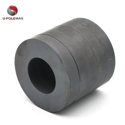 China Professional Ferrite of Permanent Y35 Y40 Ring Ferrite Magnet for Speakers No Coating for sale