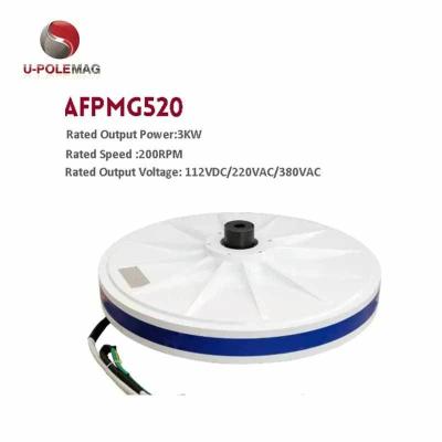 China Custom Output Voltage 3kw 220v Vertical Axial Wind Turbine Generator for Sales for sale