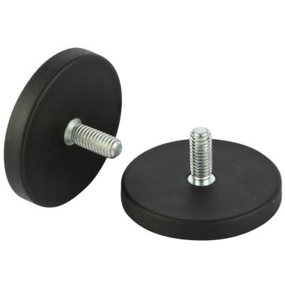 China Composite Neodymium Magnet Rubber Coated for Heavy Duty Industrial Applications for sale