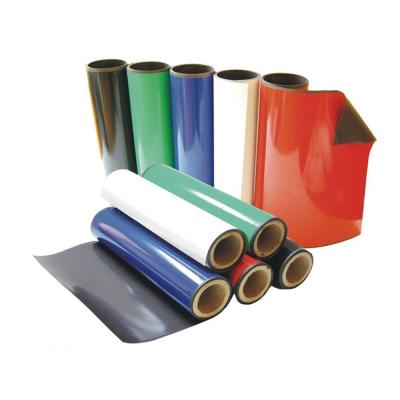 China PVC Soft Flexible Colorful Rubber Magnet Flexible Magnetic Sheet Roll for Printing for sale