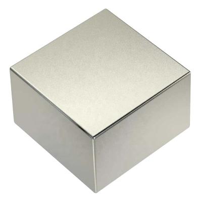 China Industrial Magnet Block Neodymium NdFeb 50x50x25mm with Strong Magnetic Properties for sale