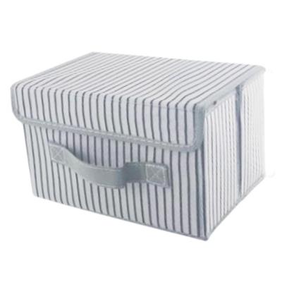 China Viable Canvas Foldable Stackable Cube Kids Clothing Organizer Toys Collapsible Storage Boxes and Trash Cans for sale