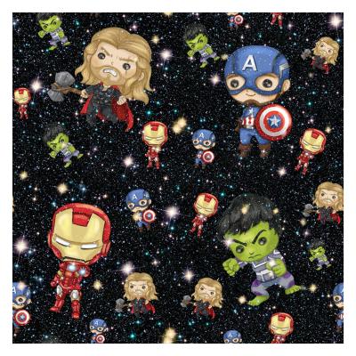 China Antistatic Custom Cartoon Cotton Printed Cotton Lycra Digital Printing Fabric for sale