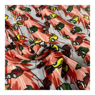 China 2021 popular custom squiggle digital printed minky fabric anti-static for baby blanket for sale