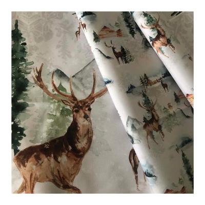 China Antistatic morden style custom color cotton canvas printing fabric for bag making for sale