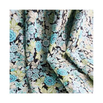 China 2021 Anti-Static Popular Custom Cotton Poplin Printed Fabric For Garment for sale