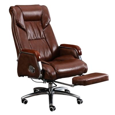 China Office Chair (Height) Adjustable Leather Executive Chair Reclining Massage Executive Chair for sale