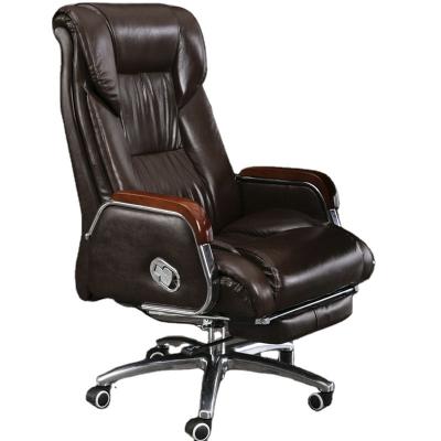 China Executive Adjustable Chair (Height) Leather Manufacturer Office Chair Household Extended Swivel Chair for sale