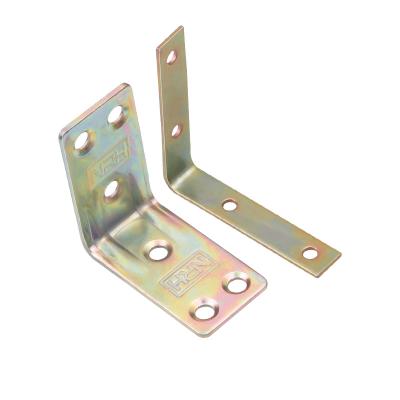 China Contemporary Iron Code Corner Door Cabinet 90 Degree Angle Fixator Laminate Drag Bracket for sale