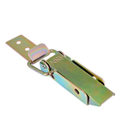 China Contemporary Metal Stainless Steel Long Buckle Lock Fixed Wooden Carry Box Bullet Lock for sale