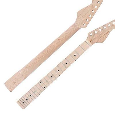 China GUITAR Yasen 22 Freaks Electric Guitar Neck White Maple St Guitar Unfinished Neck For Wholesale for sale