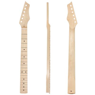 China GUITAR Yasen 22 Necks DIY Guitar Replacement Neck Canada Maple Electric Guitar Neck With Marker Black Dots for sale