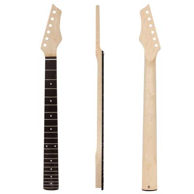 China GUITAR Yasen 22 Frets Guitar Parts Neck Satin C Shape DIY Maple Electric Guitar Neck For Wholesale for sale