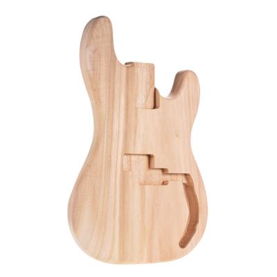 China Yasen Wholesale Paulownia GUITAR Unfinished PB Bass Guitar Body Barrel P Body For Bass Guitar Parts for sale