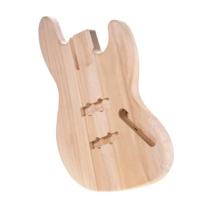 China Bass Barrel 4 String Paulownia GUITAR Body Wholesale Bass Guitar Unfinished Body For Sale for sale