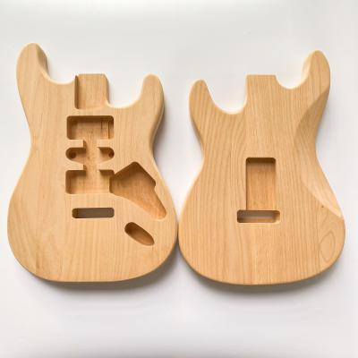 China Custom Solid Body Replacement Electric Guitar Unfinished Alder St Guitar Body With Good Price for sale