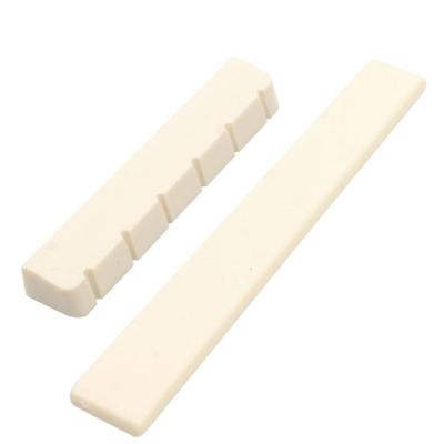 China GUITAR 52mm Classic Plastic Ivory 80mm Guitar Saddle Nut For Guitar Parts for sale