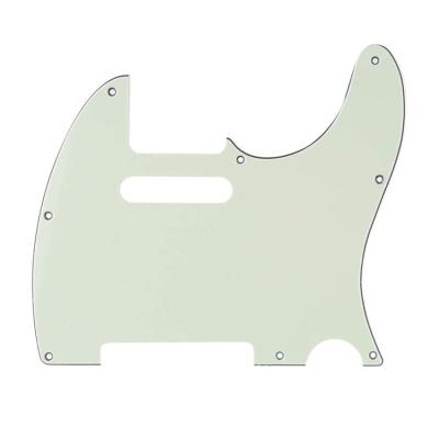 China Durable TL 3Ply Mint Green 8 Hole Guitar Pickguard tl Guitar Scratch Plate With Neck Pickup Hole For Guitar Accessories for sale