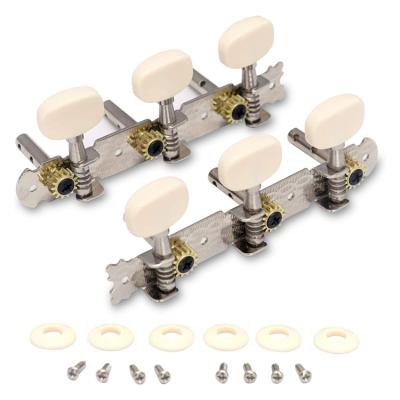 China 3 on a Dish Wholesale 3 on a Dish Keys Pegs Tuning Tuners Set Guitar Machine Heads for Acoustic Folk Guitar for sale