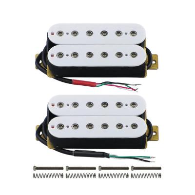 China Eletric Guitar Fast Delivery Alnico 5 Guitar Pick Ups Vintage Neck Bridge Set Double Coil Guitar Pickup Humbucker For DIY Electric Guitar Parts for sale