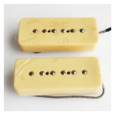 China Custom Ivory Soap Bar Magnet Alnico 5 Single Coil P90 Electric Guitar Pickup For Electric Guitar Parts for sale