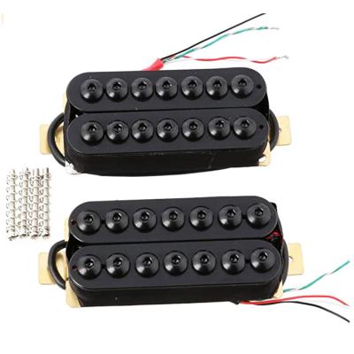 China 7 String Eletric Guitar 7 String Humbucker Electric Guitar Pickup with Ceramic Magnet Bar and Big Hex Adjustable Screw for sale