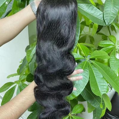 China W-134Y Body Wave 26 28 Inch Straight Lace Front Human Hair Wig 13X4 Straight Lace Front Wig Black Women Brazilian Straight Wig 28 Inch for sale